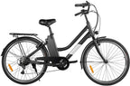 MACWHEEL 26" Electric Bike, Removable 36 V/10 Ah Lithium-ion Battery, 250 W Powerful Motor,  6-speed Gear Electric Commuter Bike with Throttle and Pedal Assist | LNE-26