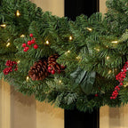60 in Prelit New Winslow Fir Wreath
