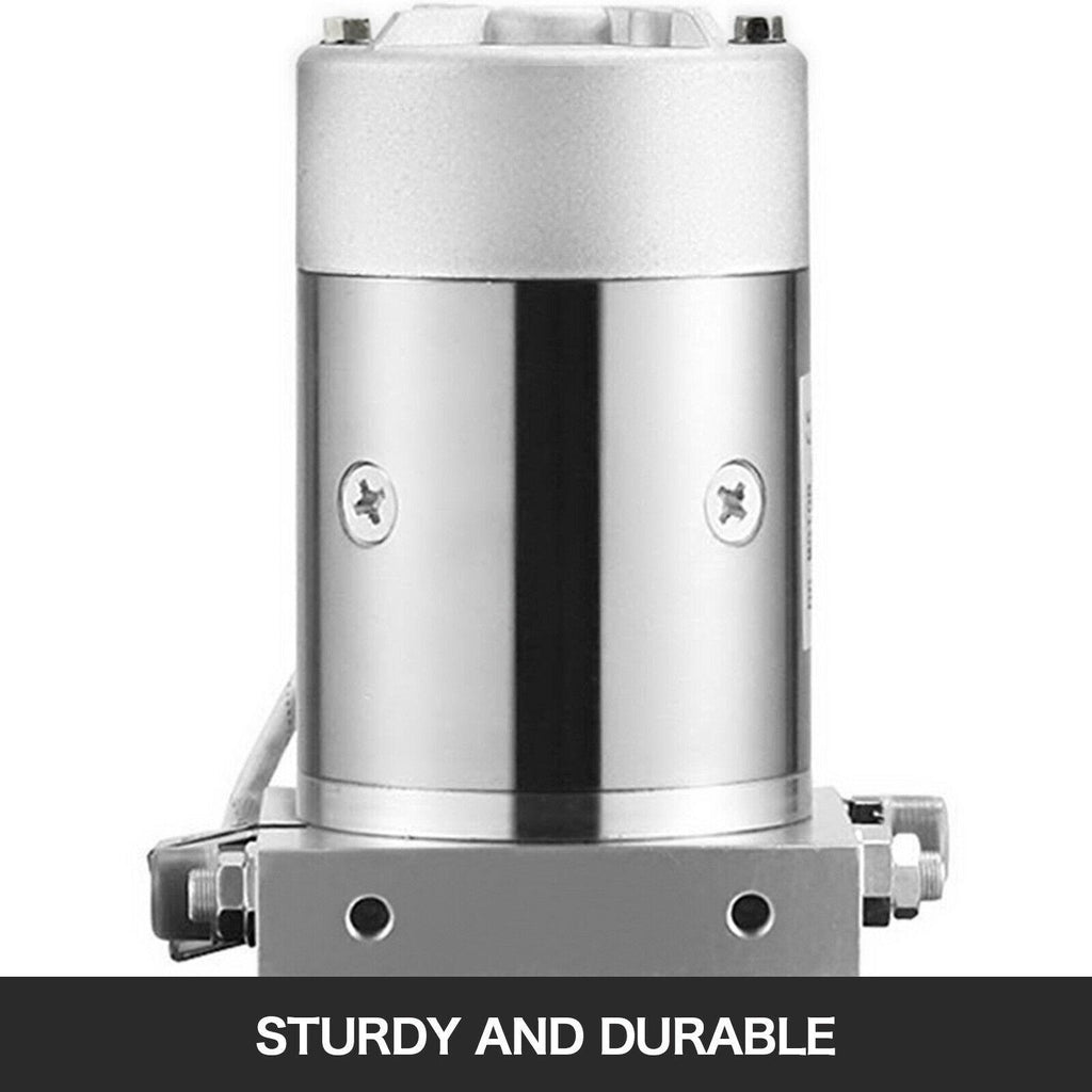 4 Quart Double Acting Hydraulic Pump 12V DC Dump Trailer Power Unit Lifting Pack