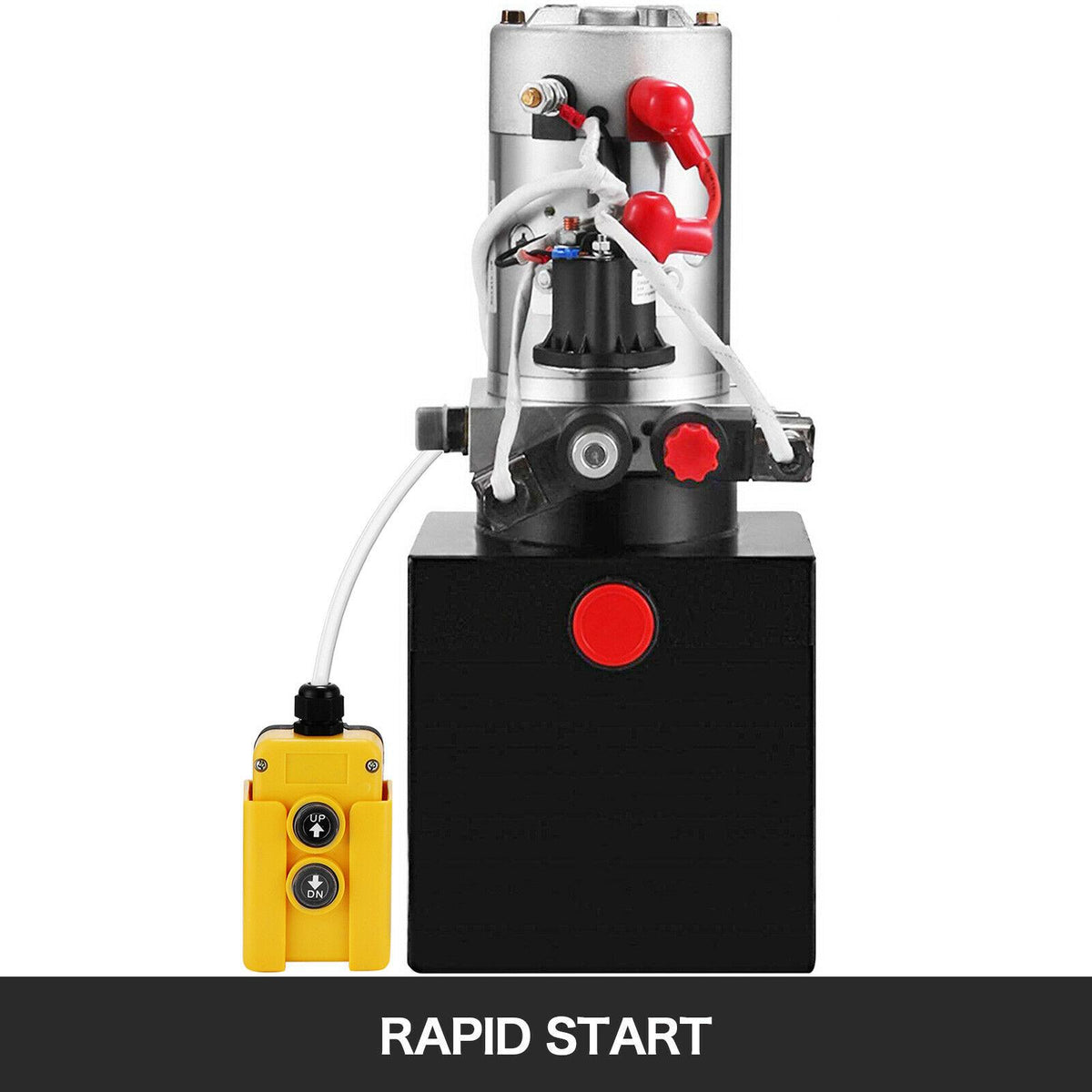 4 Quart Double Acting Hydraulic Pump 12V DC Dump Trailer Power Unit Lifting Pack