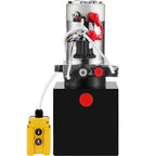 4 Quart Double Acting Hydraulic Pump 12V DC Dump Trailer Power Unit Lifting Pack