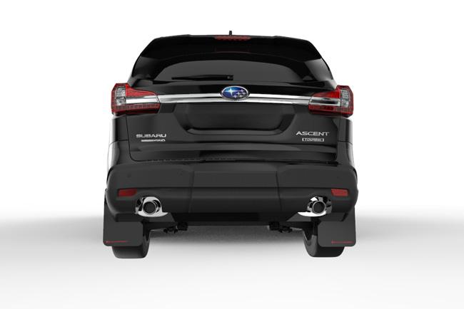 Rally Armor for 18-19 Subaru Ascent Black UR Mud Flap W/ Silver Logo