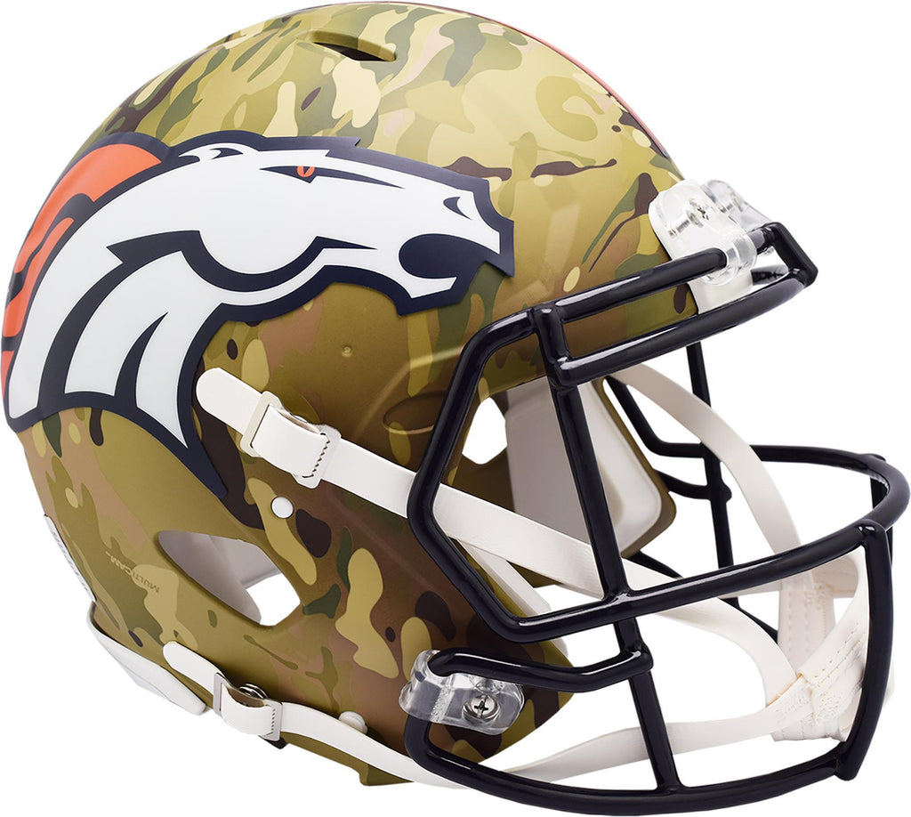 Riddell Denver Broncos Camo Alternate Revolution Speed Authentic Football Helmet