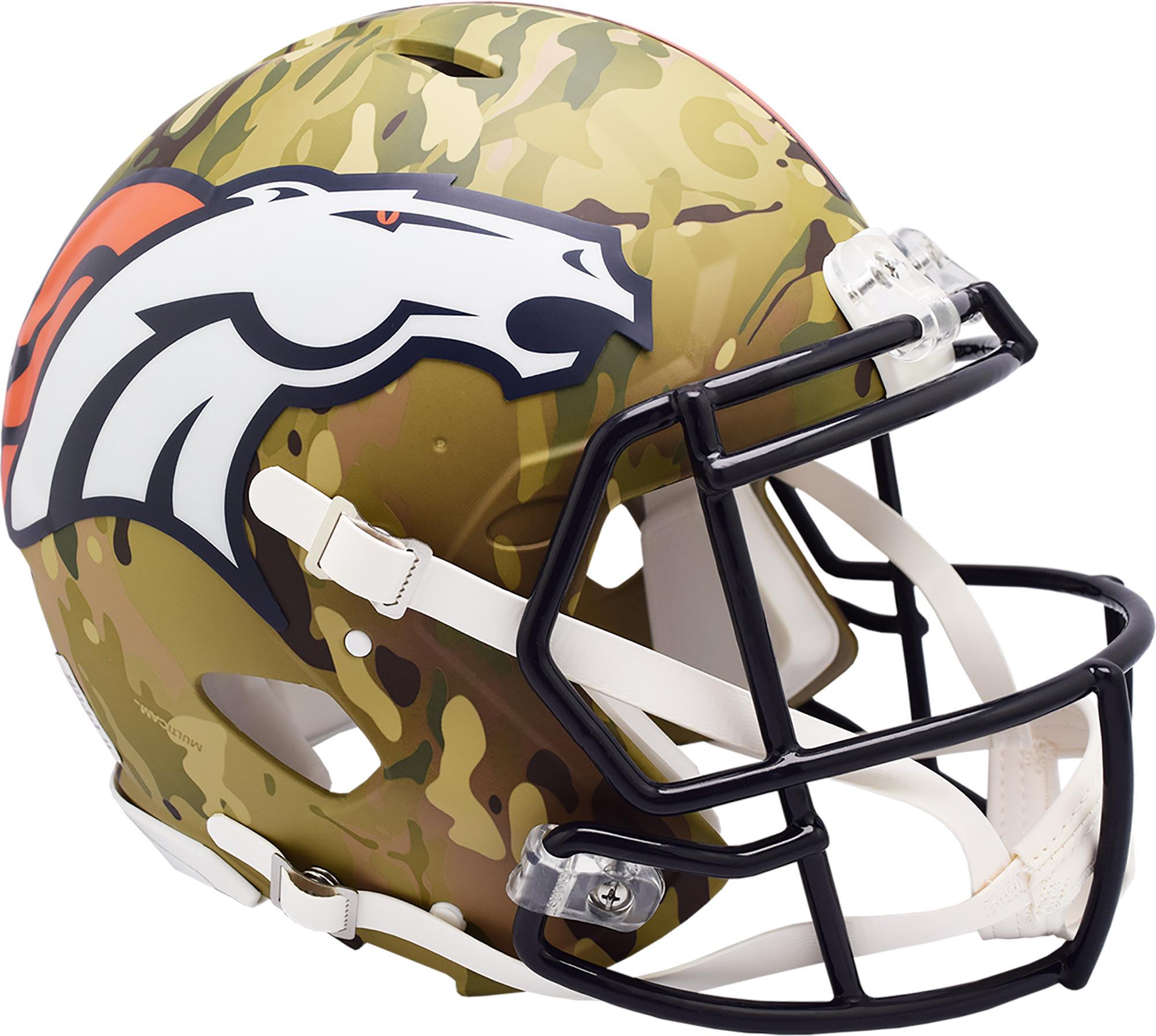 Riddell Denver Broncos Camo Alternate Revolution Speed Authentic Football Helmet