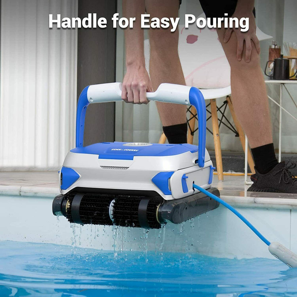 rock&amp;rocker upgraded automatic pool cleaner robotic vacuum ~wall climbing *1602e
