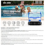 rock&amp;rocker upgraded automatic pool cleaner robotic vacuum ~wall climbing *1602e