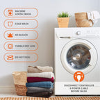 Heated Blanket King| Dual Control W/ Auto Shut Off | Micro Plush| Electric Blankets for Bed | Machine Washable | UL Certified - King,Ivory