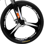Hiland 26 Inch Mountain Bike Aluminum 21 Speeds with 17 Inch Frame Disc-Brake 3/6-Spokes