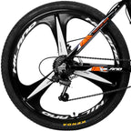 Hiland 26 Inch Mountain Bike Aluminum 21 Speeds with 17 Inch Frame Disc-Brake 3/6-Spokes
