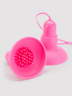 Double Double Powerful Vibrating Silicone Nipple and Clit Teasers, Pink