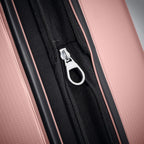 Winfield 3 DLX Hardside Expandable Luggage with Spinners, Rose, Checked-Large 28-Inch