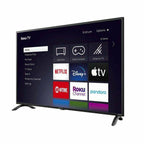 element 43" inch 4k smart roku tv ultra hd led wifi streaming apps e4aa43r