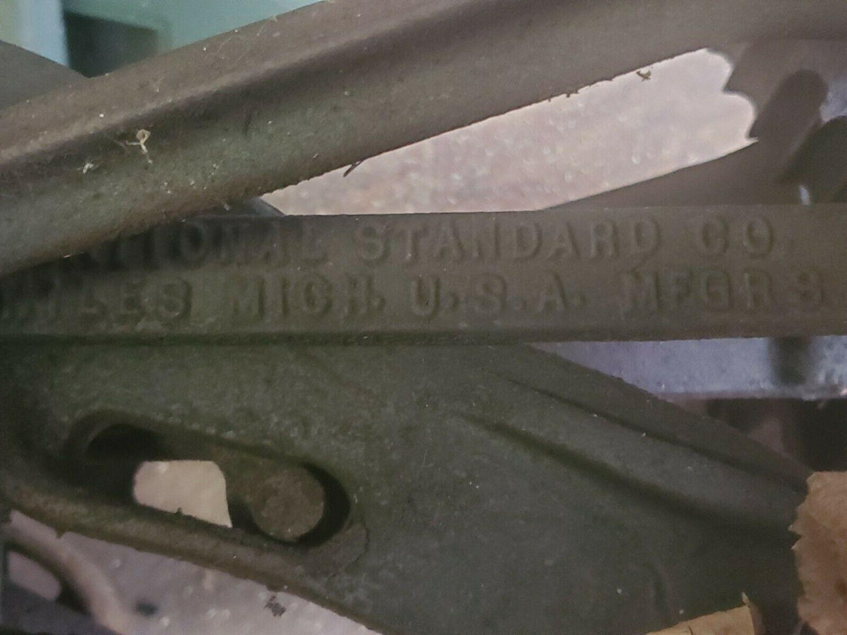 National standard mechanical floor jack 1920s