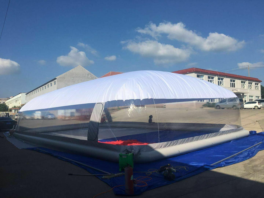 inflatable tpu hot tub swimming pool solar dome cover tent new