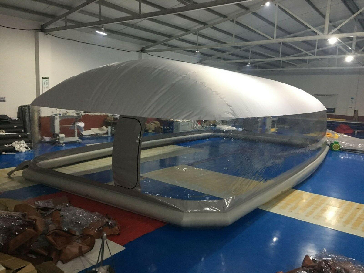 inflatable tpu hot tub swimming pool solar dome cover tent new