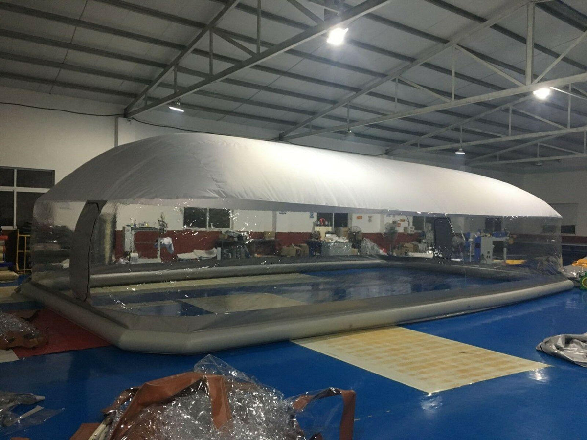 inflatable tpu hot tub swimming pool solar dome cover tent new