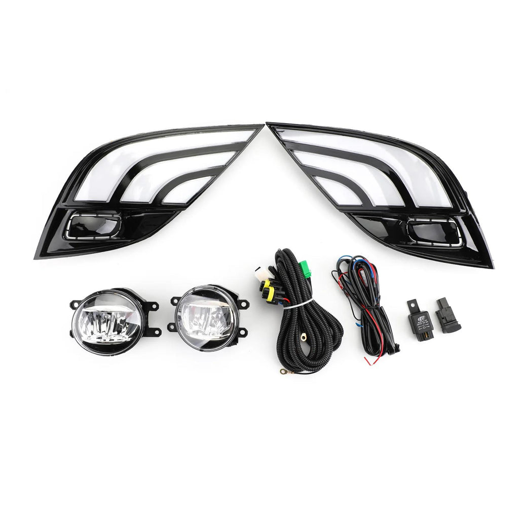 LED DRL Turn Signal Lamp Fog Light Wiring Refit For Toyota Camry SE XSE 18-19 Generic