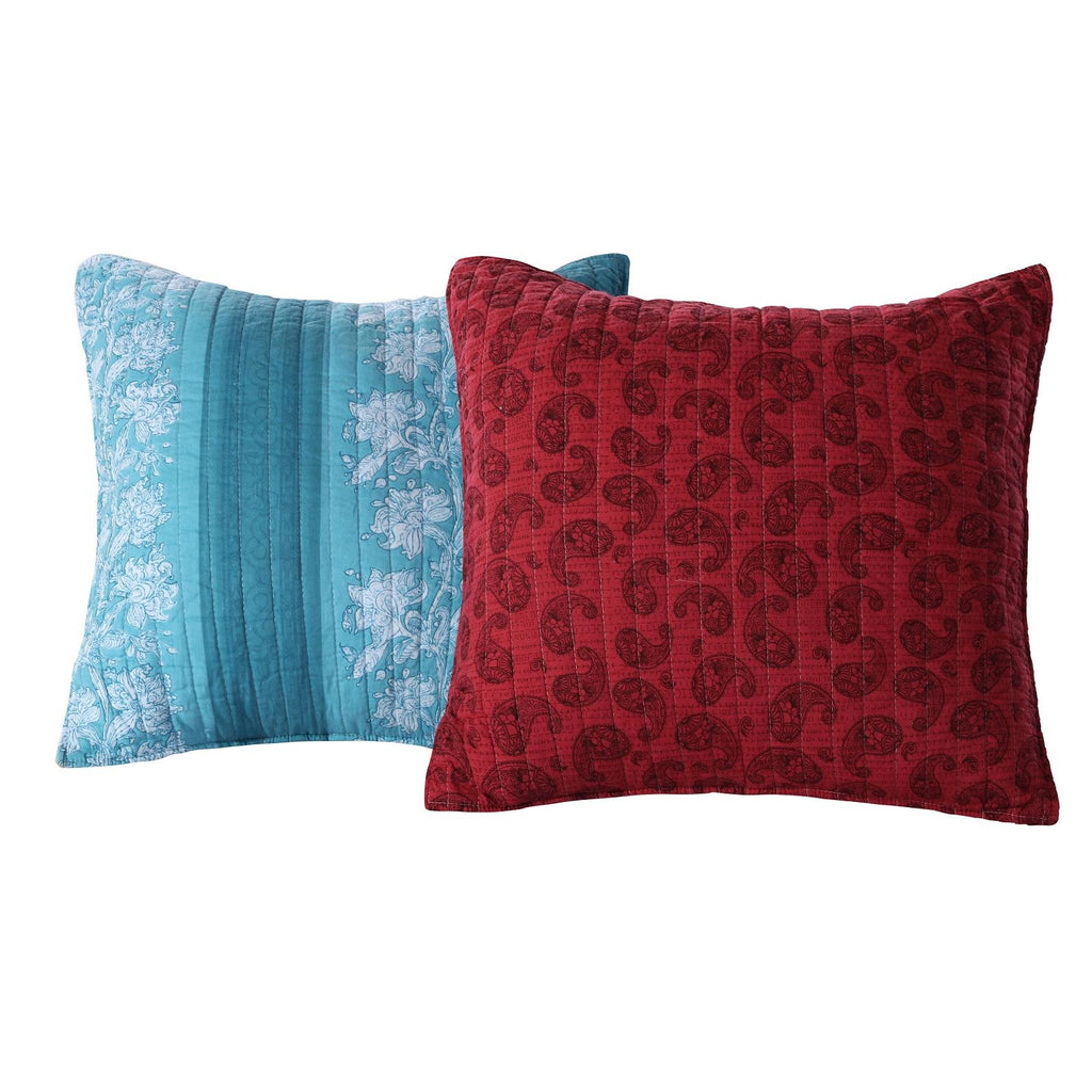 Greenland Home Fashions Bohemian Dream Quilt Set with Decorative Pillows