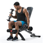 Bowflex SelectTech 4.1S Adjustable Incline and Decline Exercise Workout Weight Lifting Bench
