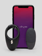 We-Vibe Bond App Controlled Rechargeable Wearable Vibrating Cock Ring, Black