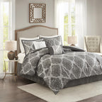 Home Essence Rayner 7 Piece Jacquard Comforter Set