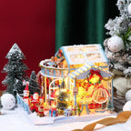 Cyber Monday 2023 LIDYCE Toys, Children Assembling Toy, Christmas Wooden DIY Glowing Christmas House Puzzle Ornaments Handmade Toys