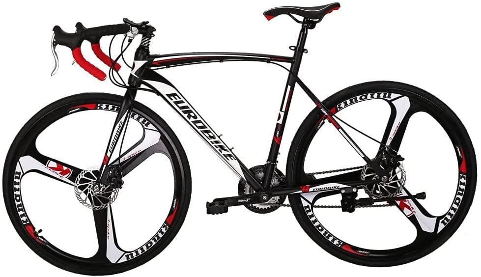 Road Bike 700C 54cm for Men and Women XC550 3 Spoke Wheel