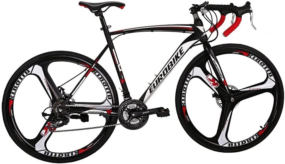 Road Bike 700C 54cm for Men and Women XC550 3 Spoke Wheel