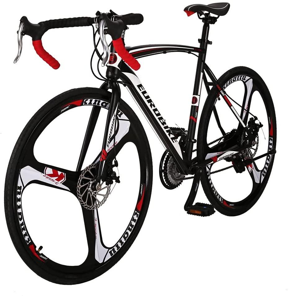 Road Bike 700C 54cm for Men and Women XC550 3 Spoke Wheel