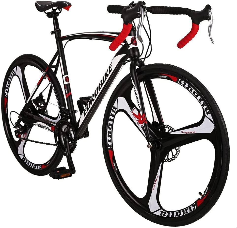 Road Bike 700C 54cm for Men and Women XC550 3 Spoke Wheel