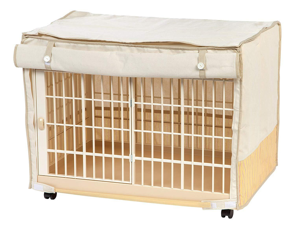 IRIS Covered Plastic Animal Cage, White