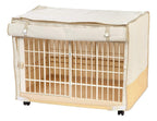 IRIS Covered Plastic Animal Cage, White