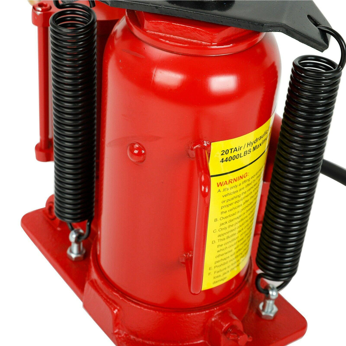 20 Ton Heavy Duty Low Profile Manual Air Hydraulic Bottle Jack 44092lb Truck RV