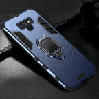 Luxury Shockproof Armor Case For Samsung Note 9 with Car Magnetic Ring Stand