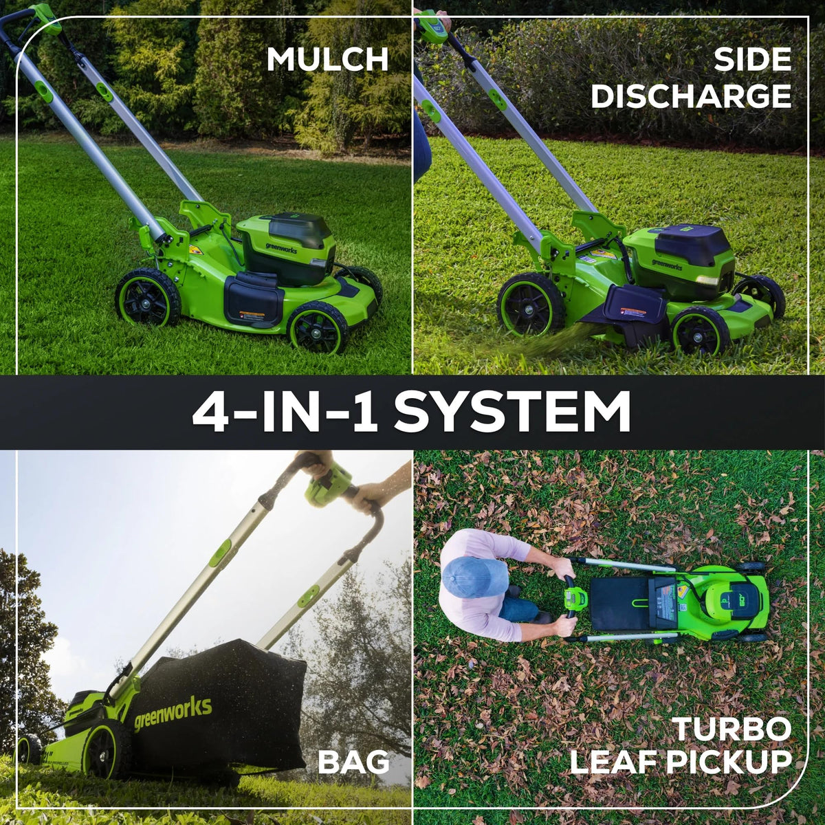 60V 21” Dual-Blade Self-Propelled Lawn Mower with (2) 5.0 Ah Batteries &amp; Rapid Charger