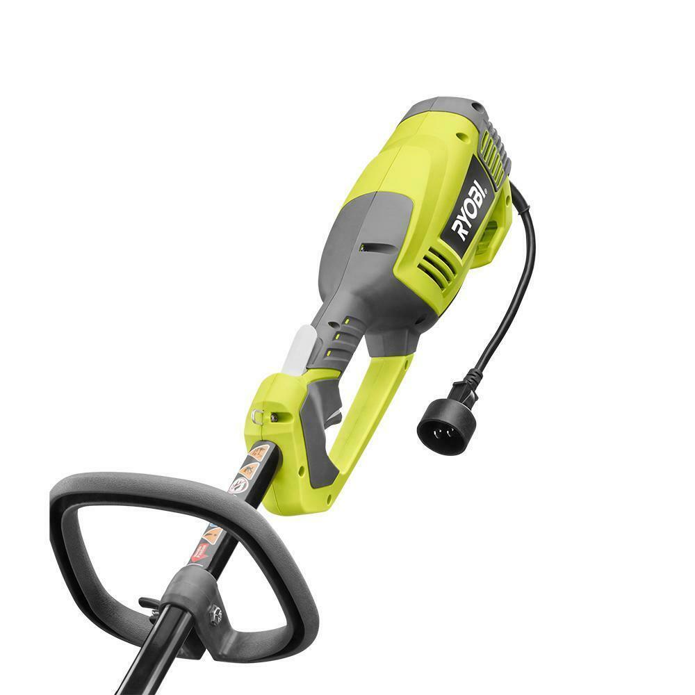 16 in. 13 amp corded electric walk behind push mower and 10 amp string trim