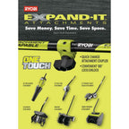 16 in. 13 amp corded electric walk behind push mower and 10 amp string trim