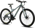 Hiland 26 Inch Mountain Bike Aluminum Frame 21 Speed MTB Bicycle with Suspension Fork