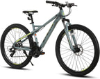 Hiland 26 Inch Mountain Bike Aluminum Frame 21 Speed MTB Bicycle with Suspension Fork