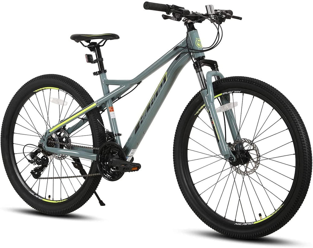 Hiland 26 Inch Mountain Bike Aluminum Frame 21 Speed MTB Bicycle with Suspension Fork