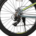 Hiland 26 Inch Mountain Bike Aluminum Frame 21 Speed MTB Bicycle with Suspension Fork