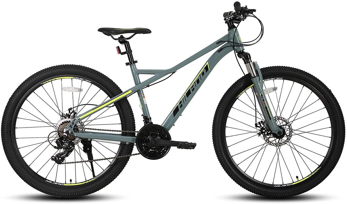 Hiland 26 Inch Mountain Bike Aluminum Frame 21 Speed MTB Bicycle with Suspension Fork