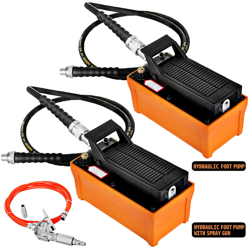 Auto Body shop Air Hydraulic Foot Pump 10000,PSI Foot Pedal High Pressure