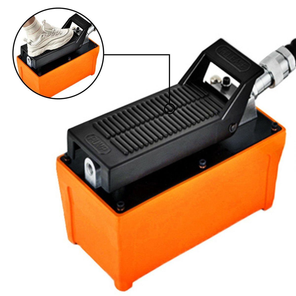 Auto Body shop Air Hydraulic Foot Pump 10000,PSI Foot Pedal High Pressure