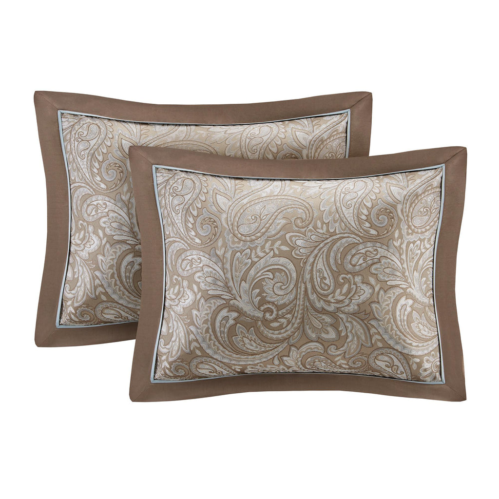 Home Essence Isabella Jacquard 24 Piece Room in a Bag, Blue, King