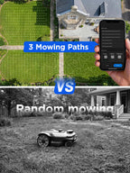 FYELD 500 Robot Lawn Mower, Robotic Lawnmower Without Boundary, Auto Mapping