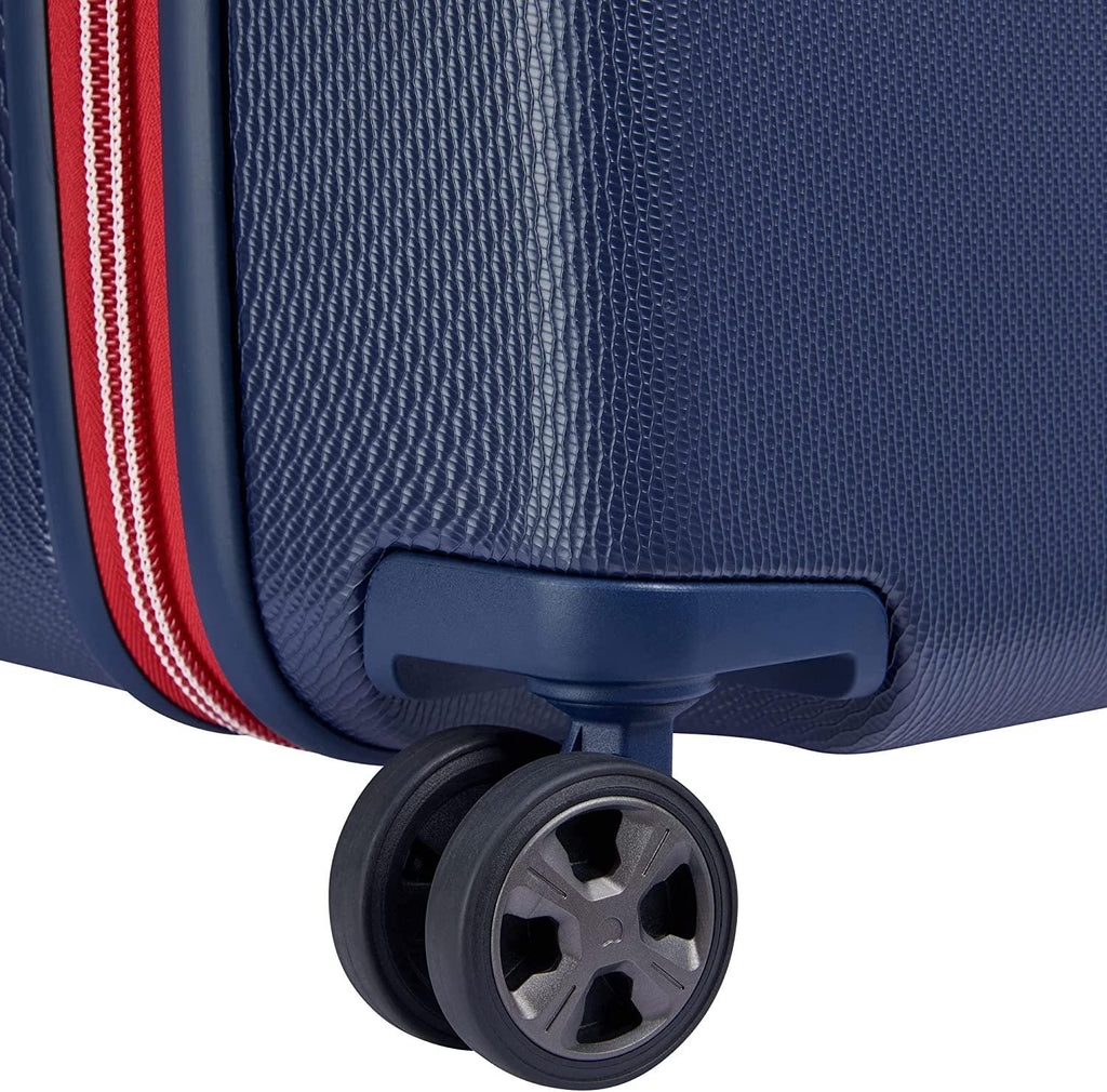 Chatelet Hardside Luggage with Spinner Wheels, Navy, 3 Piece Set 19/24/28