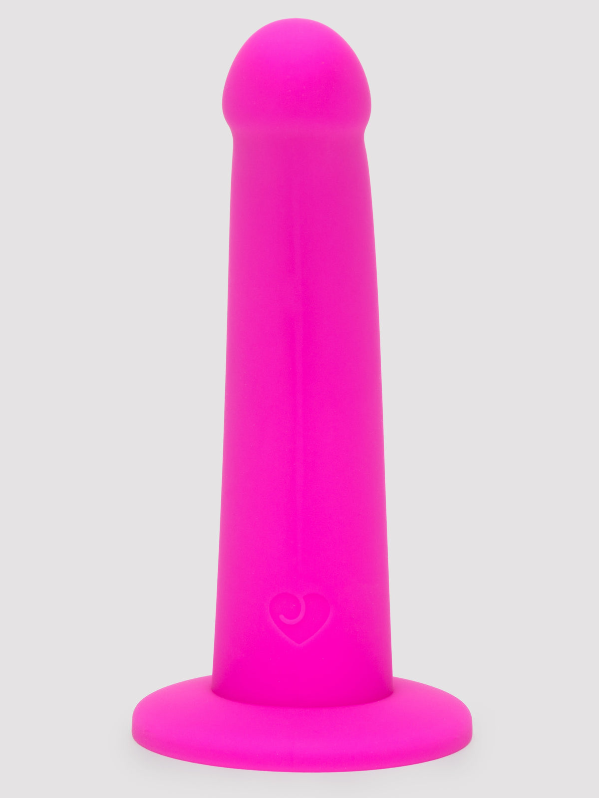 Lovehoney Curved Silicone Suction Cup Dildo 6 Inch, Pink