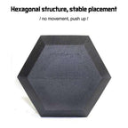 50LBS/PC Hexagonal Cast Iron Dumbbells