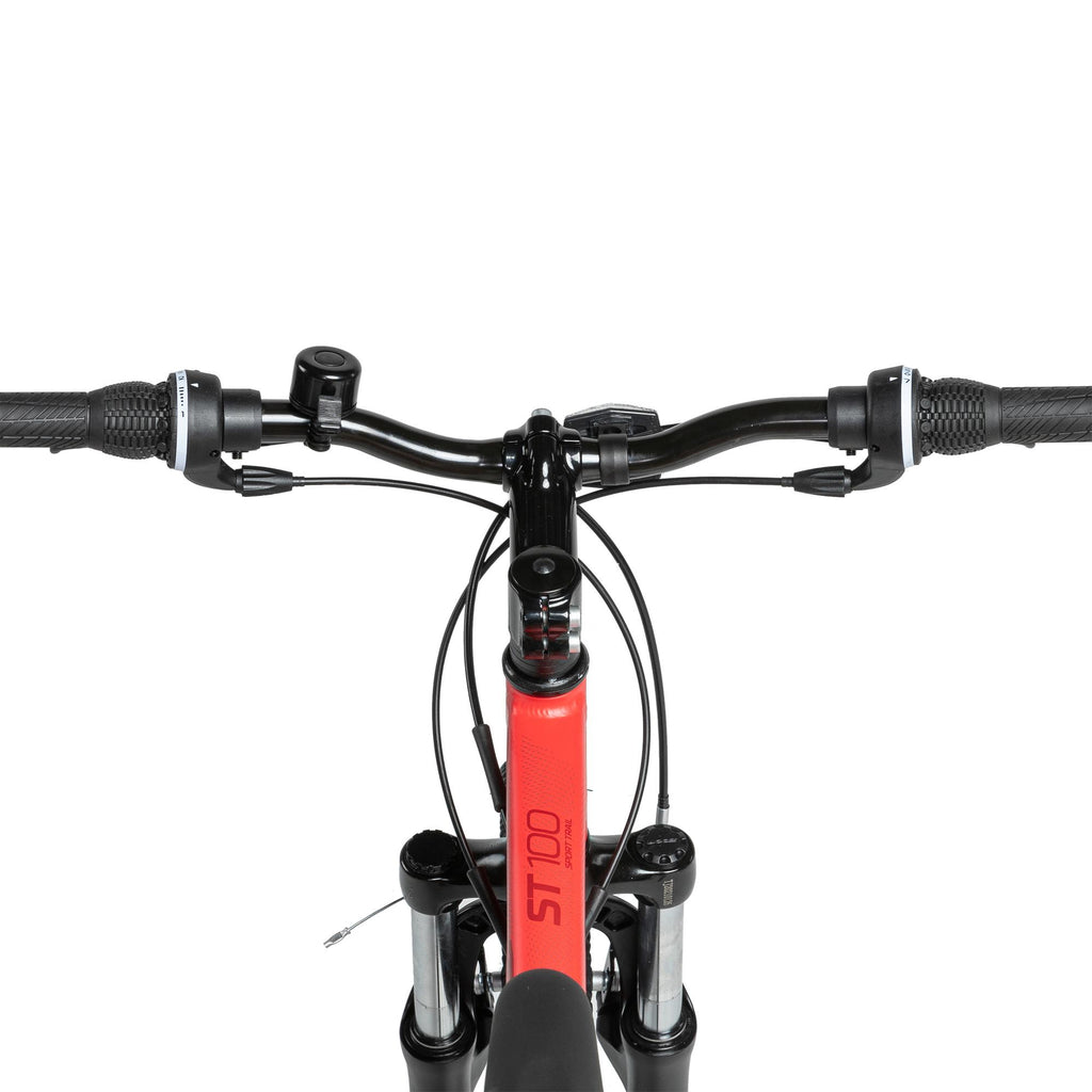 Decathlon Rockrider ST100 Mountain Bike, 27.5", Red, Medium